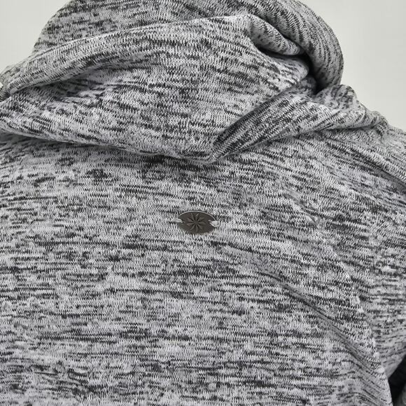 Athleta Womans size XXS Batwing & Robin Gray Cowl Neck Pullover Shirt Top - Picture 5 of 9